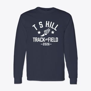 T S Hill Middle School Track and Field Classic Long Sleeve T-Shirt