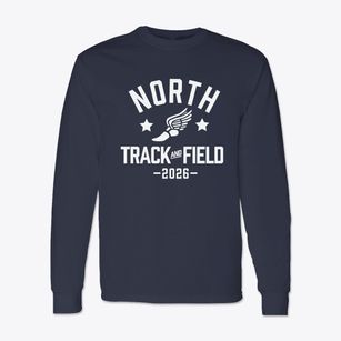 North Main Street Elementary School Track and Field Classic Long Sleeve T-Shirt
