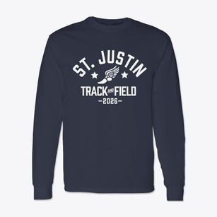 St. Justin School Track and Field Classic Long Sleeve T-Shirt