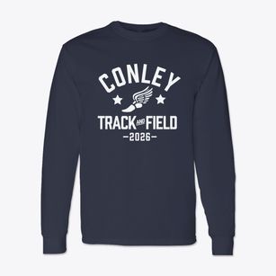 D.h. Conley High School Track and Field Classic Long Sleeve T-Shirt