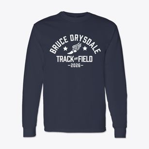 Bruce Drysdale Elementary School Track and Field Classic Long Sleeve T-Shirt