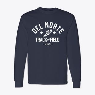 Del Norte Elementary School Track and Field Classic Long Sleeve T-Shirt