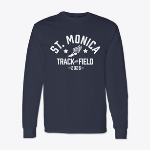 St. Monica Catholic School Track and Field Classic Long Sleeve T-Shirt