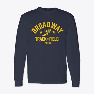 Broadway High School Track and Field Classic Long Sleeve T-Shirt