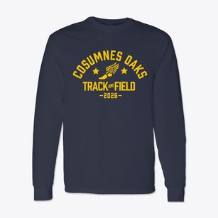 Cosumnes Oaks High School Track and Field Classic Long Sleeve T-Shirt