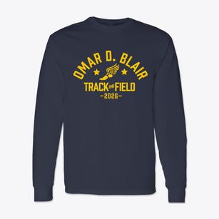 Omar D. Blair Charter School Track and Field Classic Long Sleeve T-Shirt