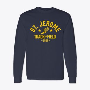St Jerome Parish Track and Field Classic Long Sleeve T-Shirt