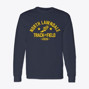 North Lawndale College Prep Track and Field Classic Long Sleeve T-Shirt