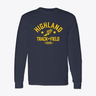 Highland High School Track and Field Classic Long Sleeve T-Shirt