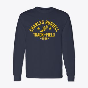 Charles Russell Elementary School Track and Field Classic Long Sleeve T-Shirt