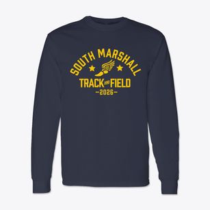 South Marshall Middle School Track and Field Classic Long Sleeve T-Shirt