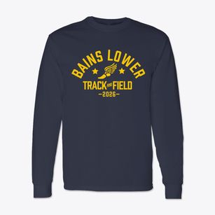 Bains Lower Elementary School Track and Field Classic Long Sleeve T-Shirt