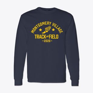 Montgomery Village Middle School Track and Field Classic Long Sleeve T-Shirt