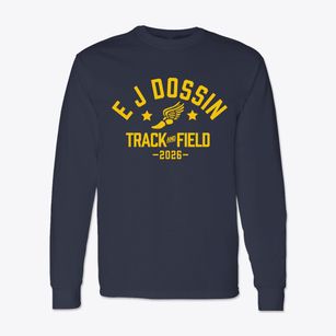 E J Dossin Elementary School Track and Field Classic Long Sleeve T-Shirt
