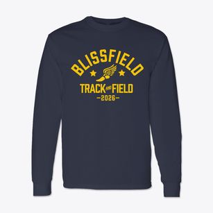 Blissfield High School Track and Field Classic Long Sleeve T-Shirt