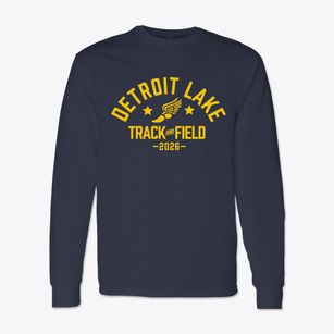 Detroit Lake Junior High School Track and Field Classic Long Sleeve T-Shirt