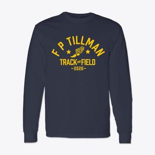 F P Tillman Elementary School Track and Field Classic Long Sleeve T-Shirt
