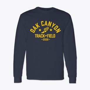 Oak Canyon School Track and Field Classic Long Sleeve T-Shirt