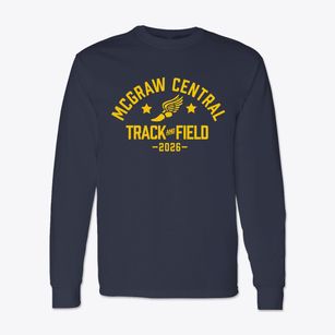 Mcgraw Central School Track and Field Classic Long Sleeve T-Shirt