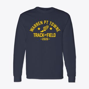 Warren Pt Towne Elementary School Track and Field Classic Long Sleeve T-Shirt