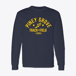 Piney Grove Middle School Track and Field Classic Long Sleeve T-Shirt