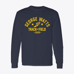George Watts Elementary School Track and Field Classic Long Sleeve T-Shirt