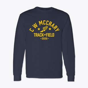 C W Mccrary Elementary School Track and Field Classic Long Sleeve T-Shirt