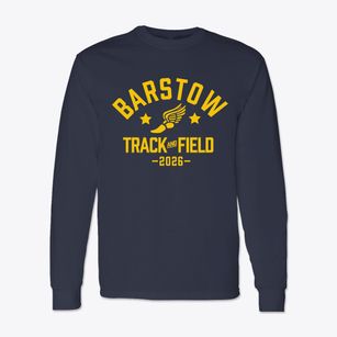 Barstow High School Track and Field Classic Long Sleeve T-Shirt
