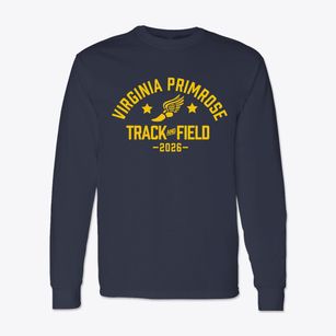 Virginia Primrose Elementary School Track and Field Classic Long Sleeve T-Shirt