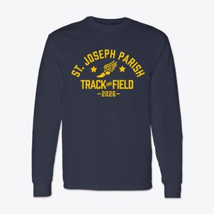St Joseph Parish Track and Field Classic Long Sleeve T-Shirt