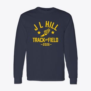 J L Hill Elementary School Track and Field Classic Long Sleeve T-Shirt