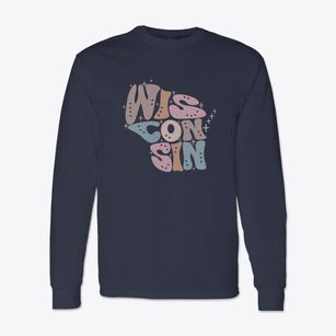  Wisconsin Pastel Classic Long Sleeve T-Shirt