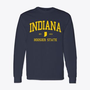  Indiana Slogan Classic Long Sleeve T-Shirt