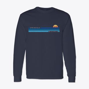 Springvale Wisconsin Water View Classic Long Sleeve T-Shirt