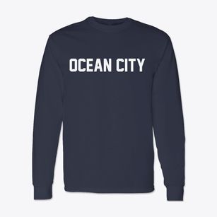 Ocean City Maryland Classic Block Classic Long Sleeve T-Shirt