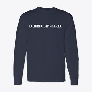 Lauderdale-by-the-sea Florida Classic Block Classic Long Sleeve T-Shirt