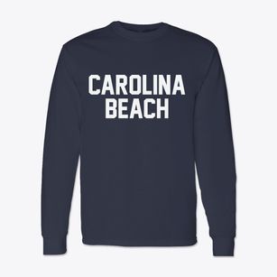 Carolina Beach North Carolina Classic Block Classic Long Sleeve T-Shirt