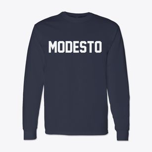 Modesto California Classic Block Classic Long Sleeve T-Shirt