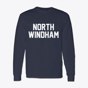 North Windham Maine Classic Block Classic Long Sleeve T-Shirt