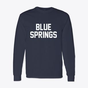 Blue Springs Missouri Classic Block Classic Long Sleeve T-Shirt