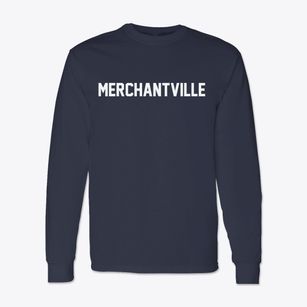 Merchantville New Jersey Classic Block Classic Long Sleeve T-Shirt