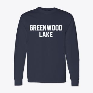 Greenwood Lake New York Classic Block Classic Long Sleeve T-Shirt