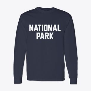 National Park New Jersey Classic Block Classic Long Sleeve T-Shirt