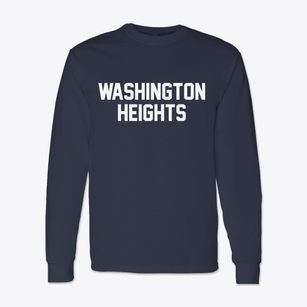 Washington Heights New York Classic Block Classic Long Sleeve T-Shirt