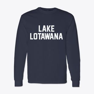 Lake Lotawana Missouri Classic Block Classic Long Sleeve T-Shirt