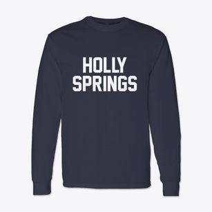 Holly Springs North Carolina Classic Block Classic Long Sleeve T-Shirt