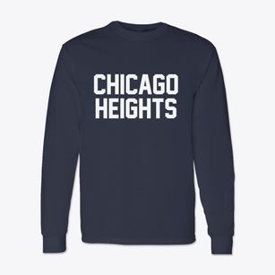 Chicago Heights Illinois Classic Block Classic Long Sleeve T-Shirt