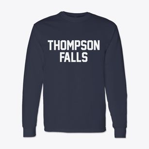 Thompson Falls Montana Classic Block Classic Long Sleeve T-Shirt