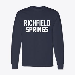 Richfield Springs New York Classic Block Classic Long Sleeve T-Shirt
