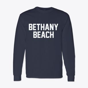 Bethany Beach Delaware Classic Block Classic Long Sleeve T-Shirt